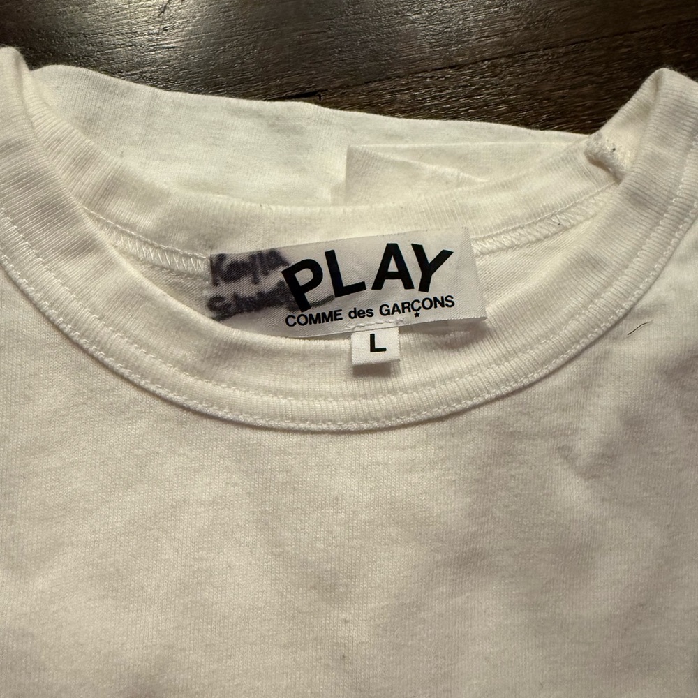 Comme des Garcons PLAY women White T-Shirt